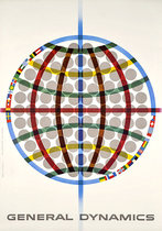 General Dynamics World Globe Flags