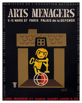 Arts Menagers (Black & Gold -15x20)