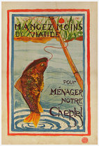French School Children Series Mangez Moins (Fish)