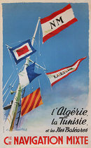 Cie de Navigation Mixte -  l' Algerie, la Tunisie, et les Baleares