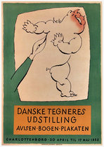 Danske Tegneres Udstilling Avisen Bogen Plakaten