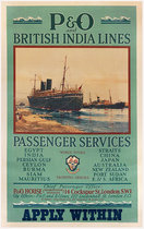 P&O and British India Lines Passenger Services