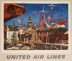 United Calendar Series - Fishing Boats Gloucester, MA