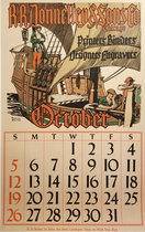Penfield Calendar- October (1 from a set of 4)