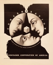 Container Corporation of America- Faces (Magazine Page)