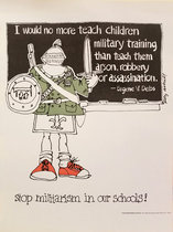 Peg Avery- Stop Militarism in our Schools!