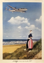 KLM - Woman on the beach