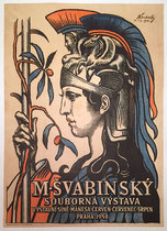 M. Svabinsky (Švabinský) Souborna Vystava Praha 1948