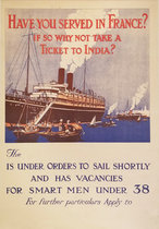 Have You Served in France? If So Why Not Take a Ticket to India?