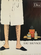 Magazine Ad- Sauvage Bathrobe Legs