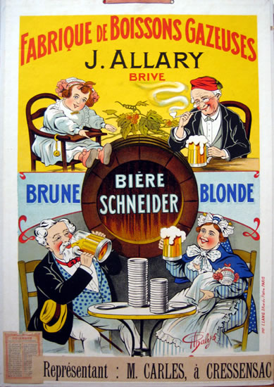 Biere Schneider - Fabrique de Boissons Gazeuses 