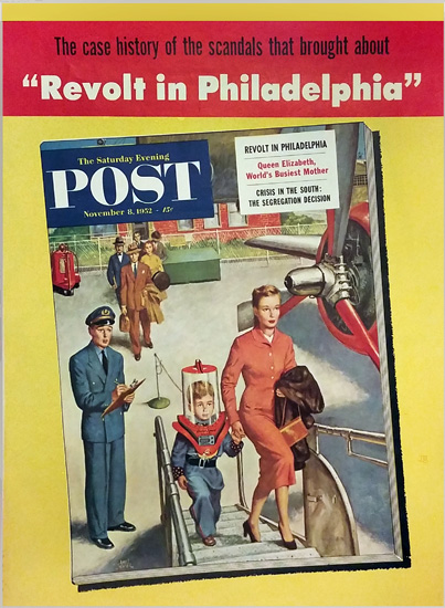      Saturday Evening Post - Revolt in Philadelphia