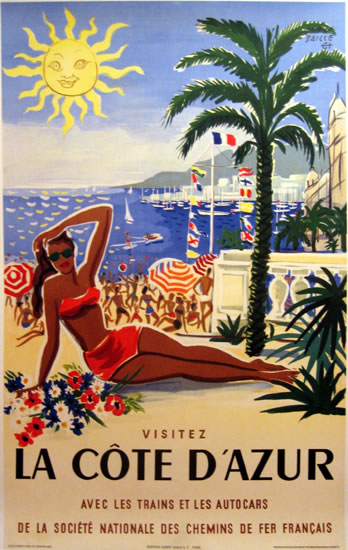 La Cote d'Azur (Herve Baille/ French Text)
