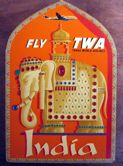 TWA - India CARTON 