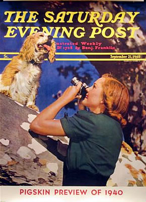      Saturday Evening Post Pigskin Preview of 1940