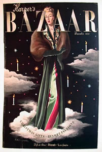 Harper's Bazaar Cover - Woman on Clouds