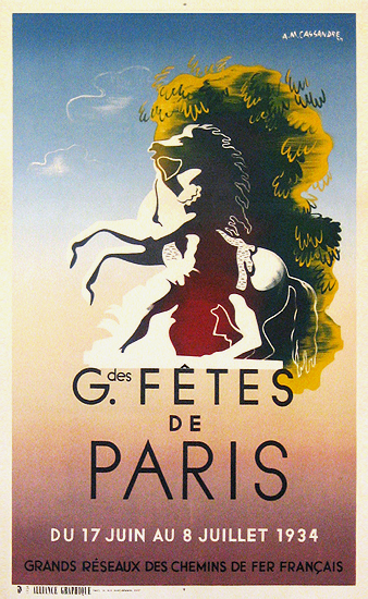   Fetes de Paris 1934 (Cassandre)