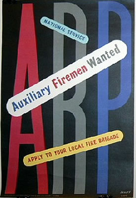 ARP - Auxiliary Firemen Wanted