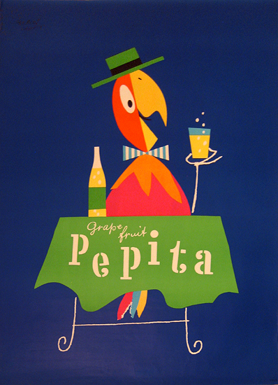 Pepita (Parrot & Table)