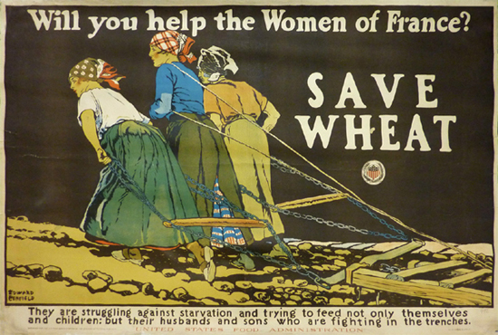        Will You Help the Women of France? Save Wheat