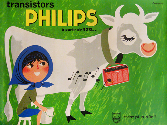      Philips Radio (Milkmaid and Cow)