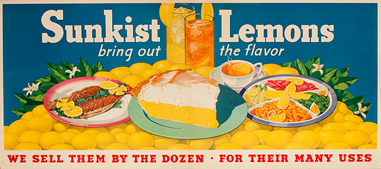           Sunkist Lemons (Bring out the Flavor/Lemon Pie)
