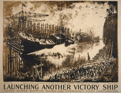 Launching Another Victory Ship