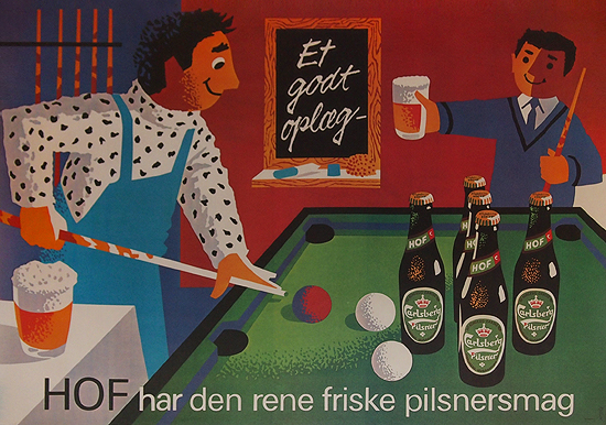 Hof Carlsberg Pilsner (Pool Table)