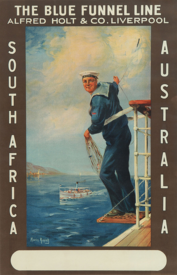            The Blue Funnel Line - South Africa/ Australia