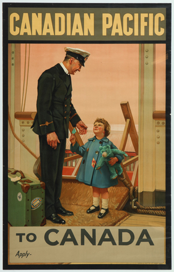      Canadian Pacific To Canada (Steward   and Child)