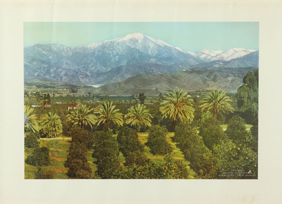 Union Pacific Railroad California San Gabriel Mountains