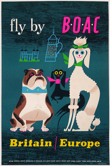    Fly by Boac Britain Europe (Dogs)