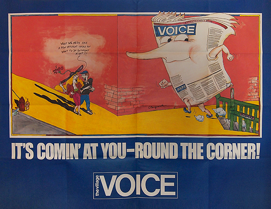 Village Voice It's Comin' At You Round the Corner