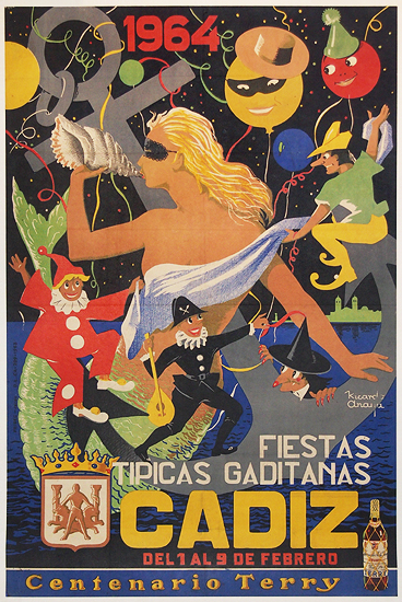  Cadiz 1964 Fiestas Tipicas Gaditanas