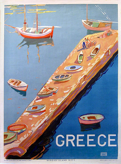 Greece Aegean Island Jetty