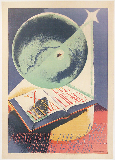 1947 Del Libro X Feria Ministerole and Educational Cultura Popular 
