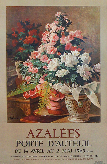 Azalees Porte D'Auteuil 1965