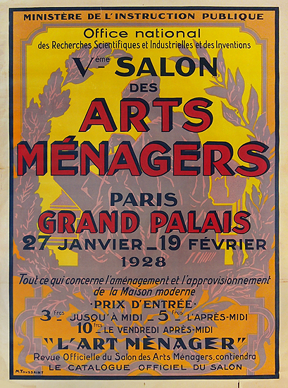 Arts Menagers (Type Only)