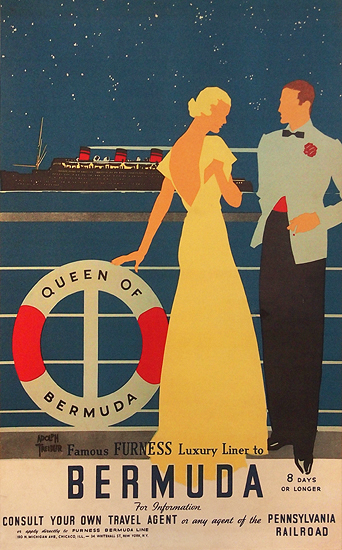           Queen of Bermuda Famous Furness Luxury Liner to Bermuda (Small Format)