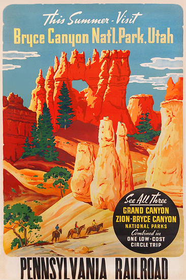 Pennsylvania Railroad Bryce Canyon National Park