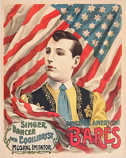  Original American Bares Singer Dancer and Equilibrist