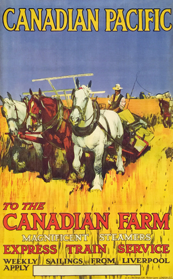 Canadian Pacific to Canadian Farm