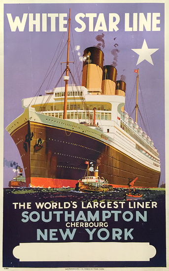 White Star Line-The World's Largest Liner