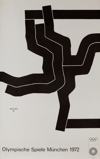 Olympische Spiele Munchen 1972/ Munich Olympics - Abstract Black and White