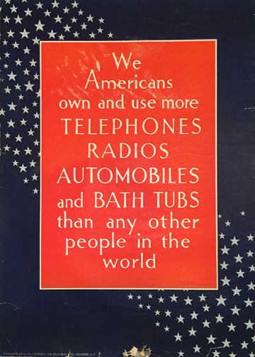 Telephones Radios Automobiles and Bath Tubs (Think America)