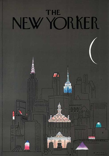 The New Yorker Magazine Skyscrapers