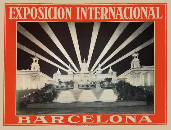 Exposicion Internacional Barcelona (Orange)