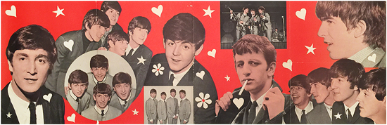 The Beatles - Dell Magazine Poster Insert (NoText)