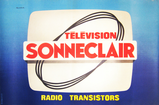 Television Sonneclair (Blue Horizontal)