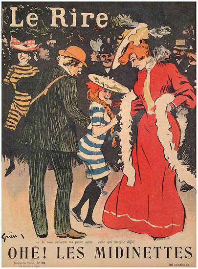 Le Rire Novembre 1903 Ohe! Les Midinettes (Shopgirls)